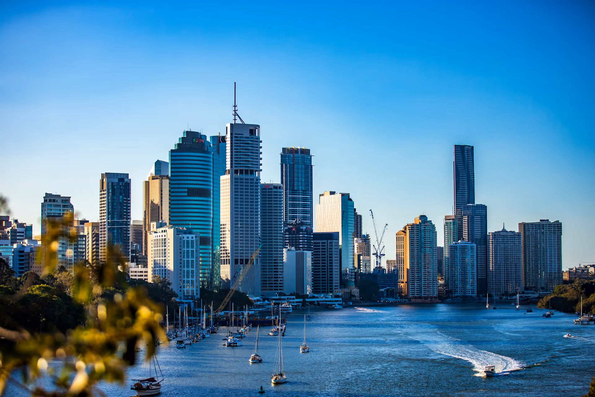Brisbane River and Story Bridge cityscape