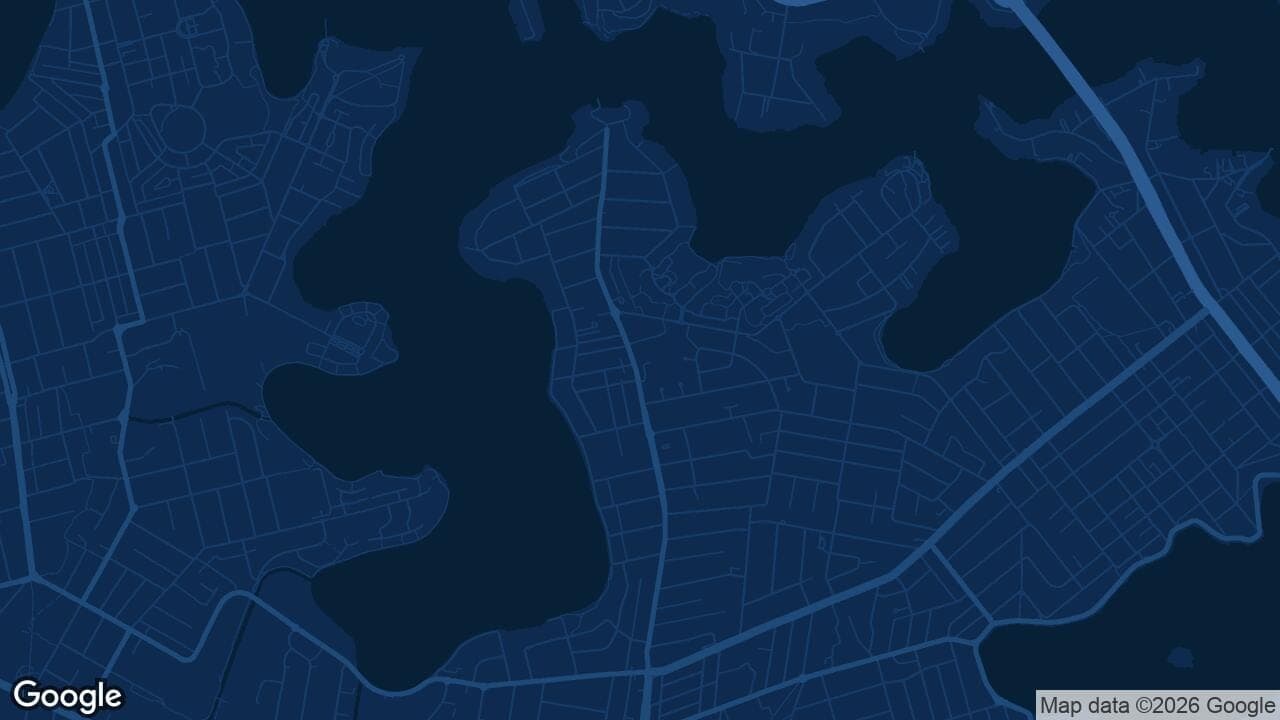 Map of Canada Bay