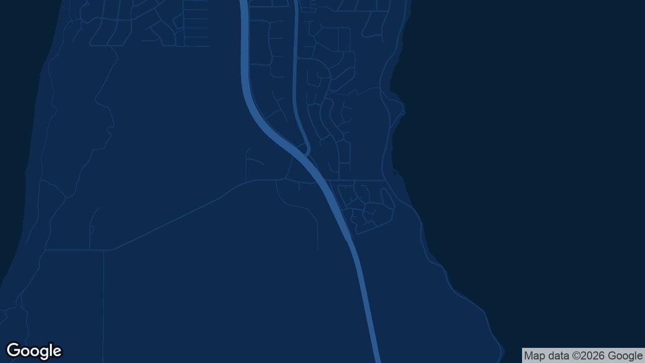 Map of Dawesville
