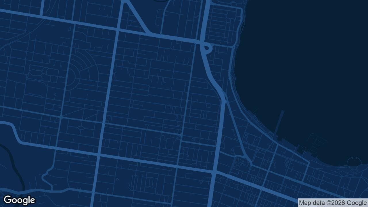 Map of Geelong West