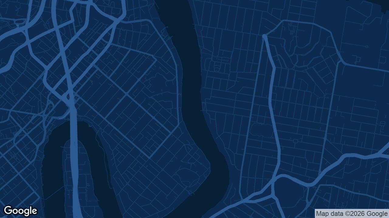 Map of Hawthorne