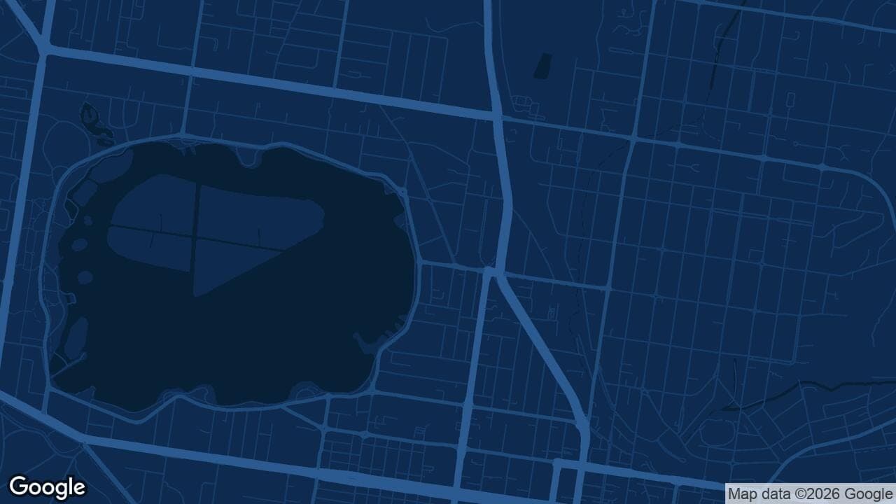 Map of Lake Wendouree