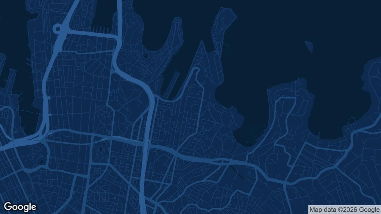 Map of Potts Point