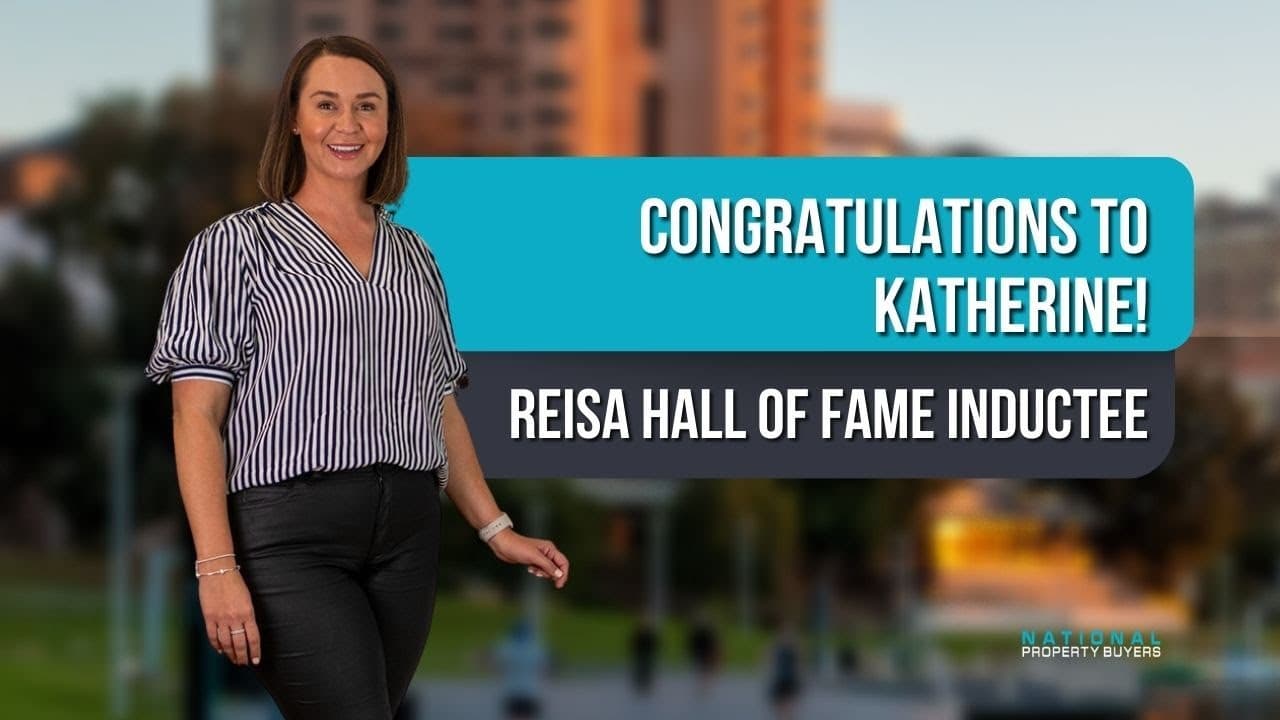 Congratulations to Katherine! REISA Hall of Fame Inductee