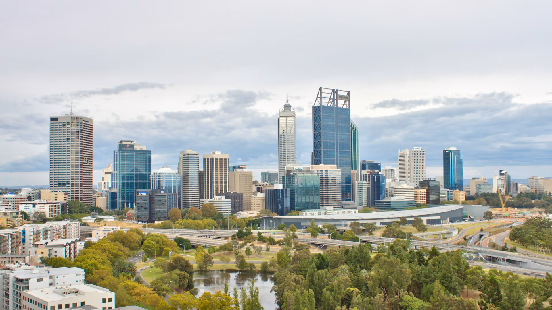 Adelaide Oval and Torrens River