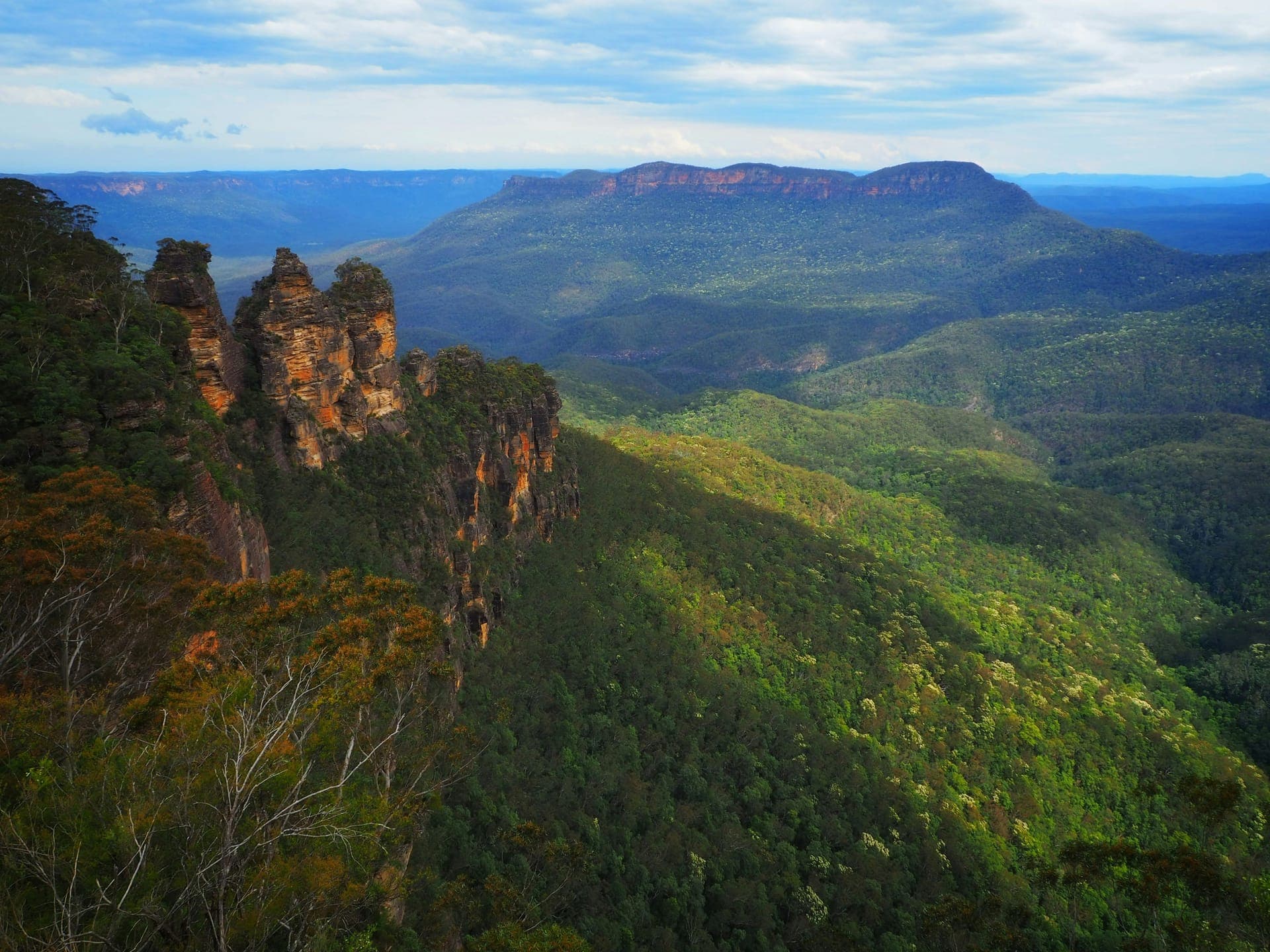 Blue Mountains scenic view