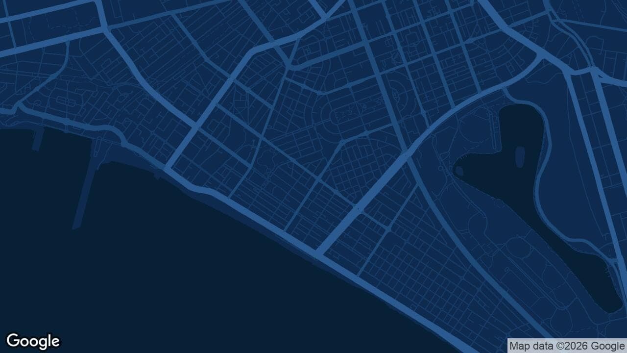 Map of Albert Park