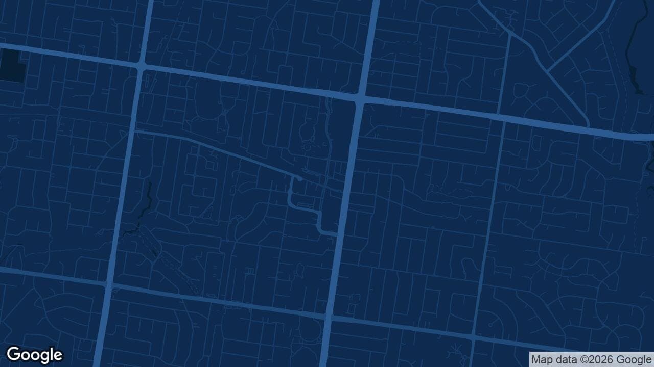 Map of Glen Waverley