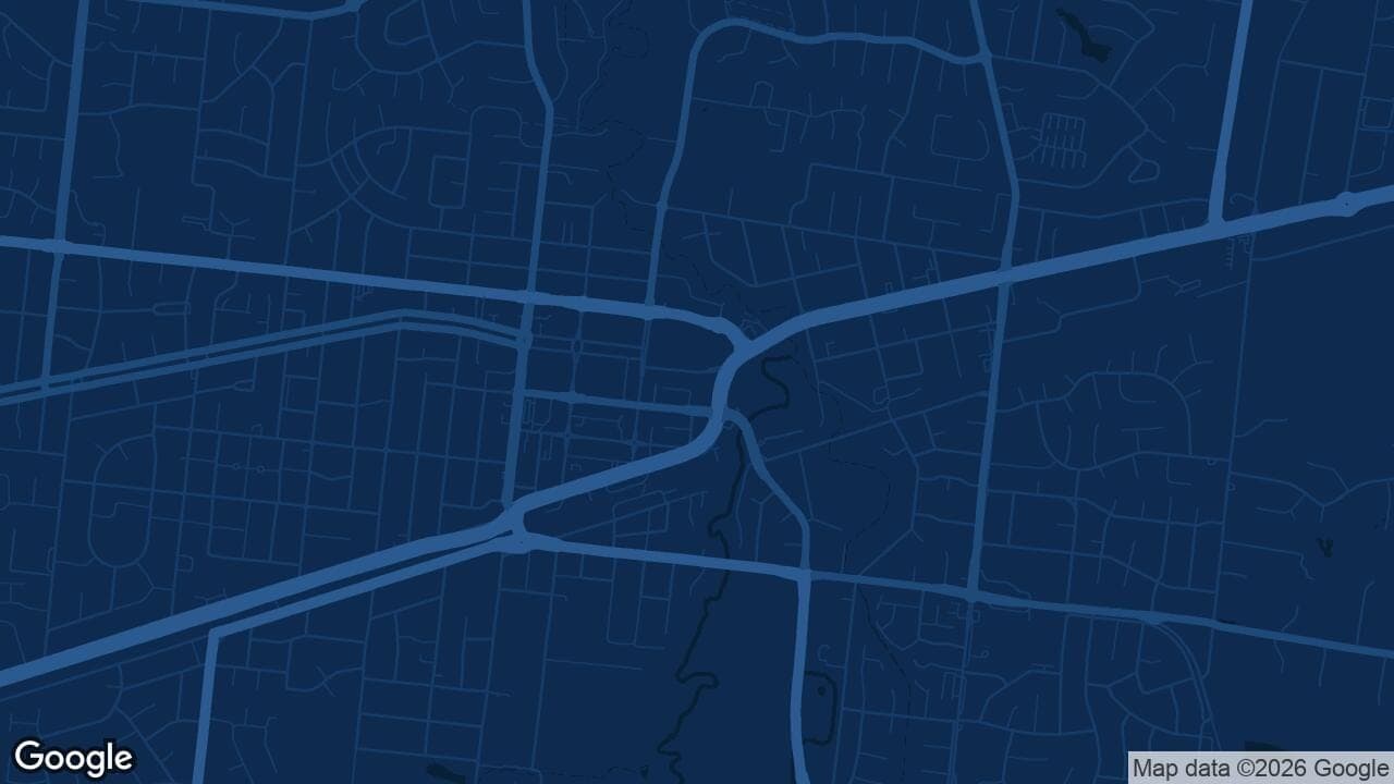 Map of Traralgon