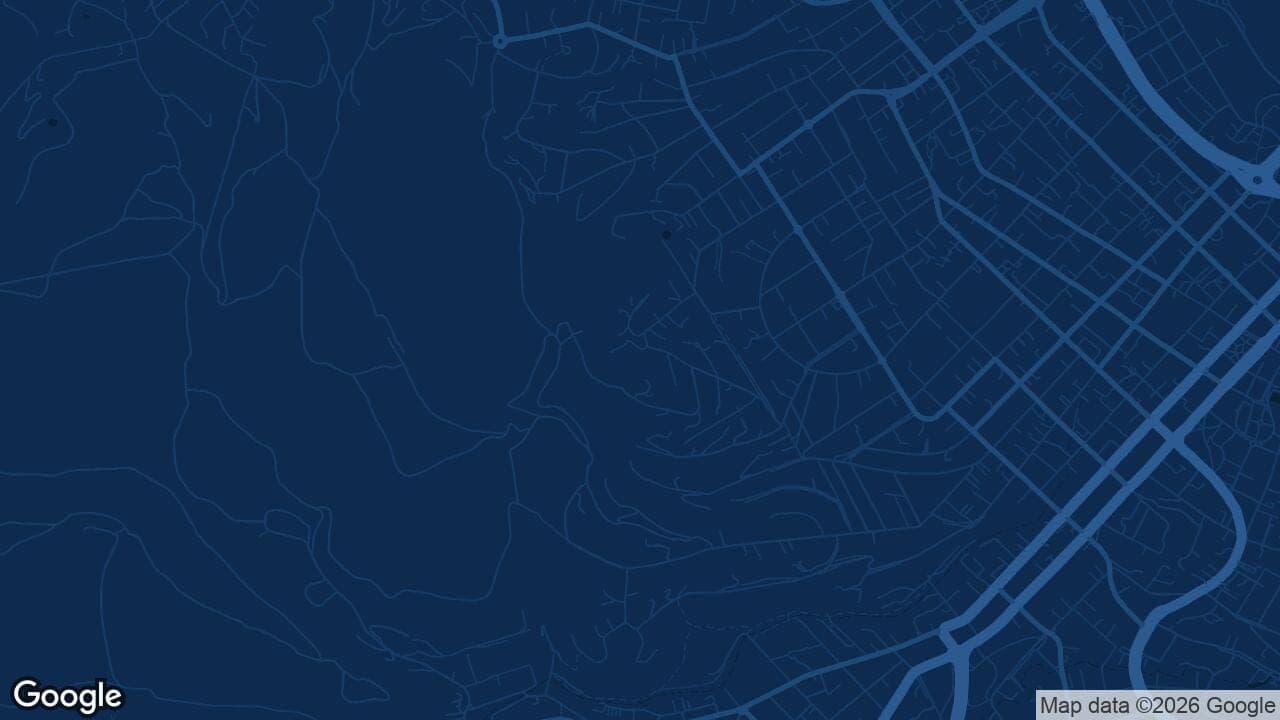 Map of West Hobart