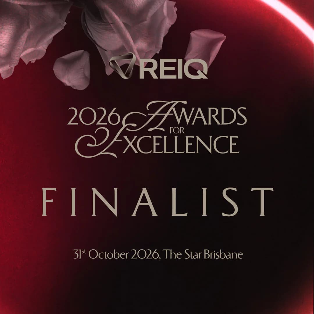 2026 REIQ Awards for Excellence, placing me among the top 12 Buyers Agents in Queensland!